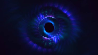 Soyut çok renkli fraktal ışık arkaplanı 3B görüntüleme