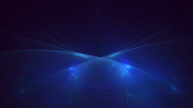 Soyut çok renkli fraktal ışık arkaplanı 3B görüntüleme