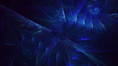 3B soyut renkli fraktal ışık arkaplanı oluşturma