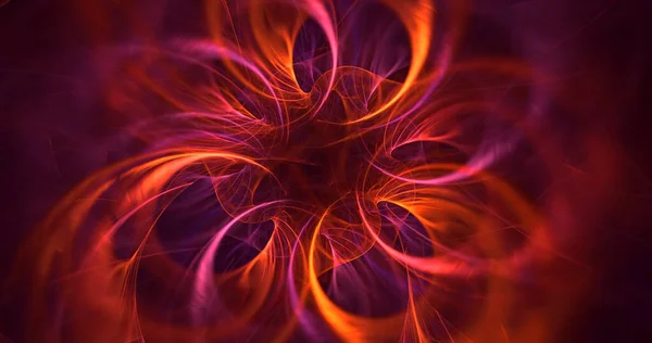 Weergave Abstracte Kleurrijke Fractal Licht Achtergrond — Stockfoto