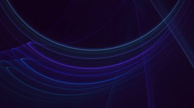 Soyut çok renkli fraktal ışık arkaplanı 3B görüntüleme