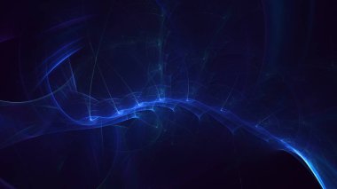 Soyut çok renkli fraktal ışık arkaplanı 3B görüntüleme