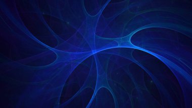 Soyut çok renkli fraktal ışık arkaplanı 3B görüntüleme