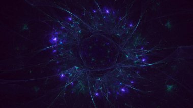 3B soyut yuvarlak ışık arkaplanı oluşturma