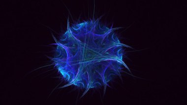 3B soyut yuvarlak ışık arkaplanı oluşturma