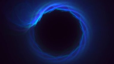 3B soyut yuvarlak ışık arkaplanı oluşturma