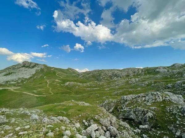 Sarajevo Bósnia Herzegovina 2021 Fotografia Paisagem Vista Panorâmica Sobre Montanha — Fotografia de Stock