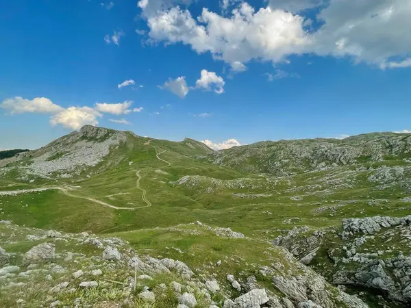 Sarajevo Bósnia Herzegovina 2021 Fotografia Paisagem Vista Panorâmica Sobre Montanha — Fotografia de Stock