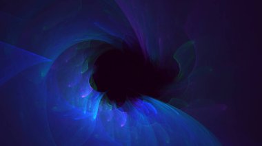 3D görüntüleme soyut mavi teknoloji fraktal arkaplan