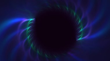 Soyut çok renkli fraktal ışık arkaplanı 3B görüntüleme