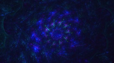 3B soyut yuvarlak ışık arkaplanı oluşturma