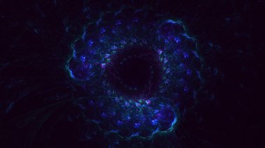 3B soyut yuvarlak ışık arkaplanı oluşturma