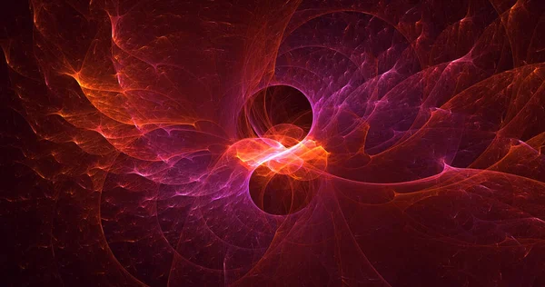 Soyut çok renkli fraktal ışık arkaplanı 3B görüntüleme