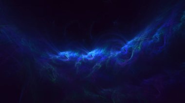 Soyut çok renkli fraktal ışık arkaplanı 3B görüntüleme