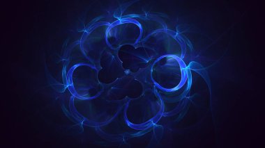 3B soyut yuvarlak ışık arkaplanı oluşturma