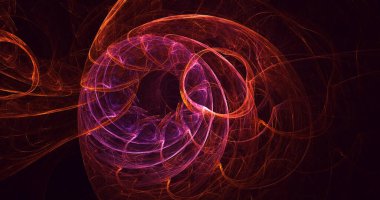 3B soyut yuvarlak ışık arkaplanı oluşturma