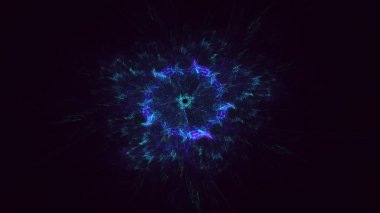 3B soyut yuvarlak ışık arkaplanı oluşturma