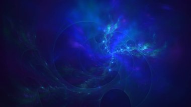 Soyut çok renkli fraktal ışık arkaplanı 3B görüntüleme