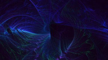 3B soyut renkli fraktal ışık arkaplanı oluşturma