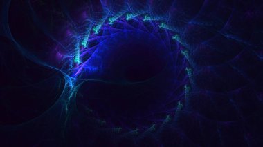 3B soyut yuvarlak ışık arkaplanı oluşturma