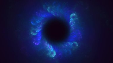 3B soyut yuvarlak ışık arkaplanı oluşturma