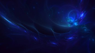 Soyut çok renkli fraktal ışık arkaplanı 3B görüntüleme