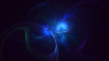 Soyut çok renkli fraktal ışık arkaplanı 3B görüntüleme