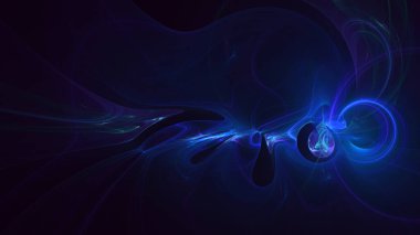 Soyut çok renkli fraktal ışık arkaplanı 3B görüntüleme