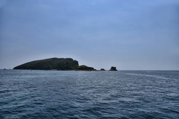 Budva Karadağ 2021 Karadağ Seyahat Beldesi Ada Budva Şehrine Yakın — Stok fotoğraf