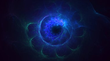 3B soyut yuvarlak ışık arkaplanı oluşturma