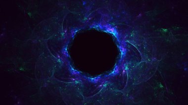 3B soyut yuvarlak ışık arkaplanı oluşturma