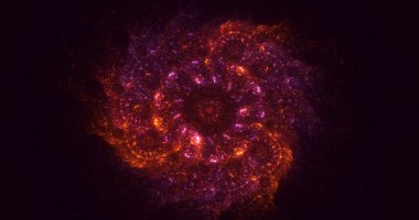 3B soyut yuvarlak ışık arkaplanı oluşturma