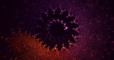 3B soyut yuvarlak ışık arkaplanı oluşturma