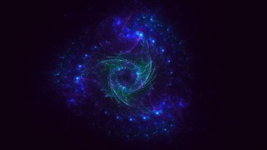 3B soyut yuvarlak ışık arkaplanı oluşturma