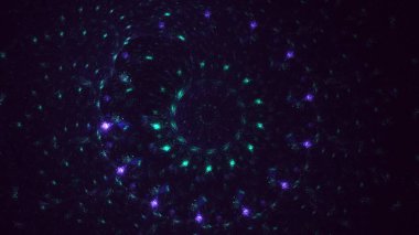 3B soyut yuvarlak ışık arkaplanı oluşturma