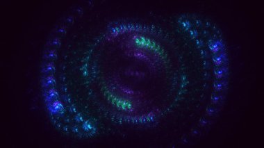 3B soyut yuvarlak ışık arkaplanı oluşturma