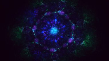 3B soyut yuvarlak ışık arkaplanı oluşturma