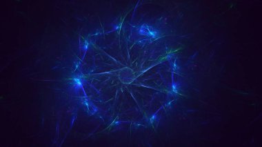 3B soyut yuvarlak ışık arkaplanı oluşturma