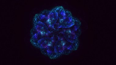 3B soyut yuvarlak ışık arkaplanı oluşturma