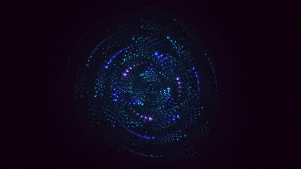 Renderöinti Abstrakti Pyöreä Valo Tausta — kuvapankkivalokuva