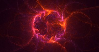 3B soyut yuvarlak ışık arkaplanı oluşturma