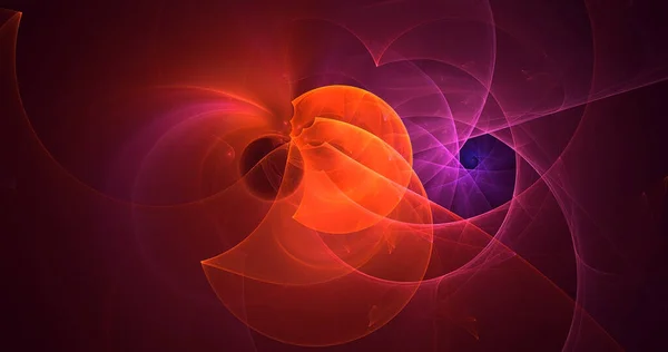 Rendering Abstract Colorful Fractal Light Background — Stock Photo, Image