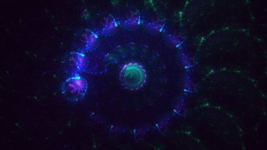 3B soyut yuvarlak ışık arkaplanı oluşturma