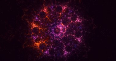 3B soyut yuvarlak ışık arkaplanı oluşturma