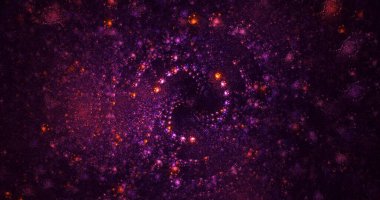 3B soyut yuvarlak ışık arkaplanı oluşturma