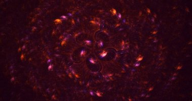 3B soyut yuvarlak ışık arkaplanı oluşturma