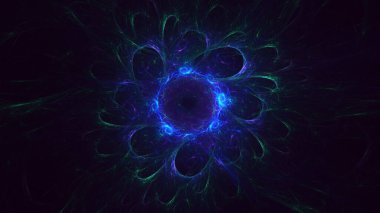 3B soyut yuvarlak ışık arkaplanı oluşturma