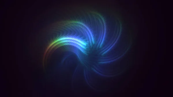 Rendering Abstract Colorful Fractal Light Background — Stock Photo, Image