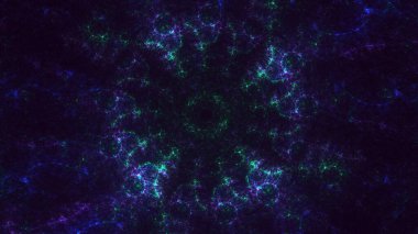 3B soyut yuvarlak ışık arkaplanı oluşturma