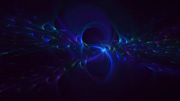 Renderização Abstrato Fundo Luz Fractal Multicolor — Fotografia de Stock